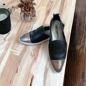 Caralee Cap Toe Slip-On Sneaker (Women)
KARL LAGERFELD PARIS sz 6 fall winter